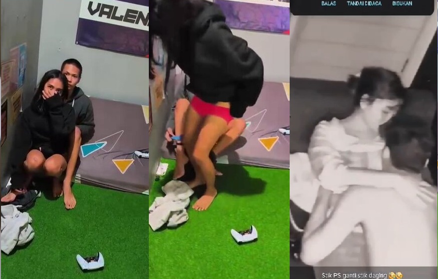 Panik Banget Kepergok Gituan Di Rental PS